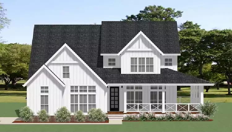 image of large country house plan 7061